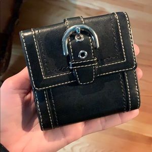 Coach Black Leather Wallet
